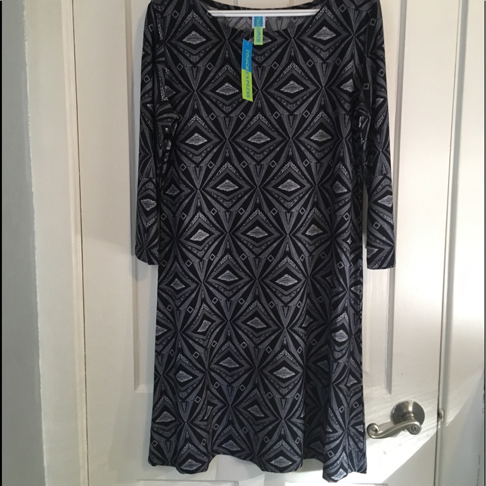 Price Drop ⬇️ Geometric Print Office Dress 👗
